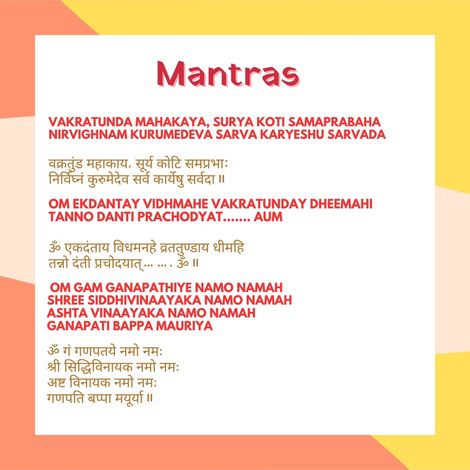 Panda's Box Mantra Chanting Baby Ganesha | Small - 20 cm