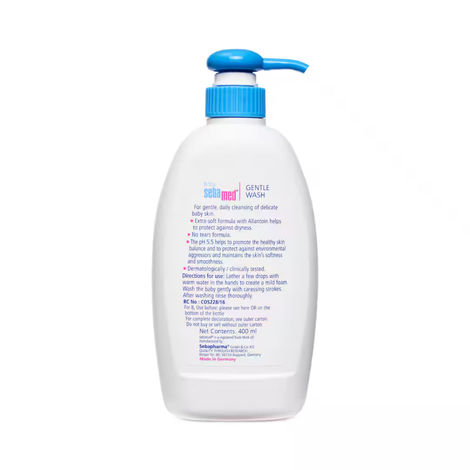 Baby Sebamed Gentle Wash | pH 5.5 | Baby Body Wash | Soap Free| Tear Free