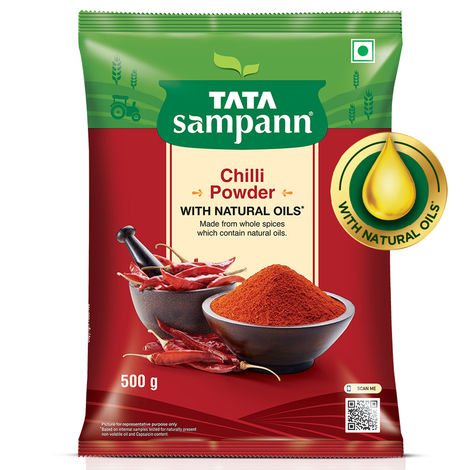 Tata Sampann Chilli Powder with Natural Oils Lal Mirchi Powder