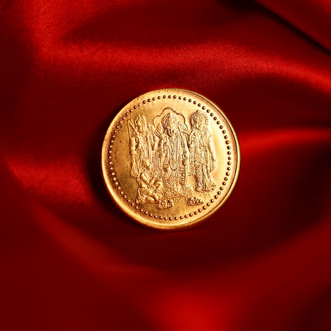 Ram Hanuman Artificial Silver Coin | Happy Mail