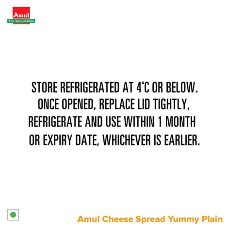 Amul Cheese Spread Yummy Plain
