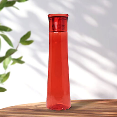 Steelo Plastic Selina Bottle | Red - 1 L Combo