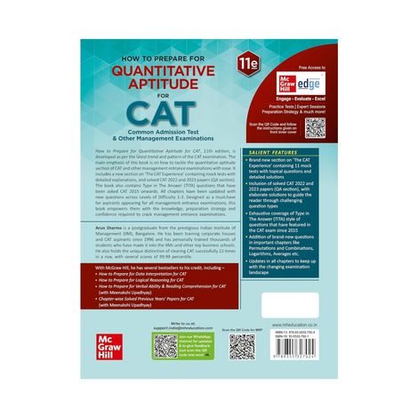 Quantitative Aptitude for CAT | 11th Edition | Arun Sharma | McGraw Hill
