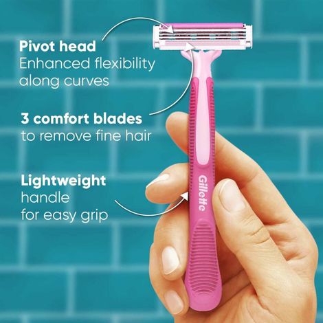 Gillette Venus Simply Hair Removal Razor for Women, 5 simply