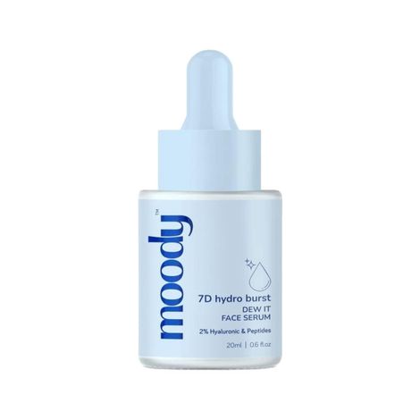 Moody 7D Hydro Burst Dew It Face Serum, 2% Hyaluronic & Peptides (20 Ml)