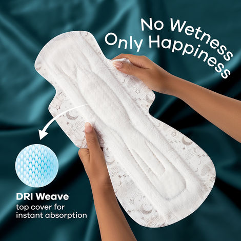 Whisper Bindazzz Nights Sanitary Pads | XXXL | 10 pcs