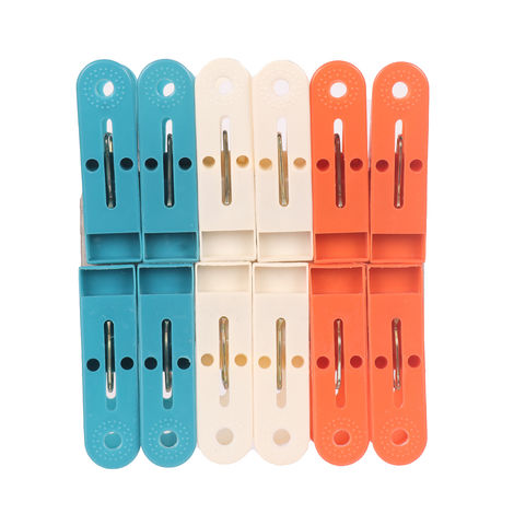 Jatin Verna Plastic Cloth Hanging Clips Set of 12 pcs