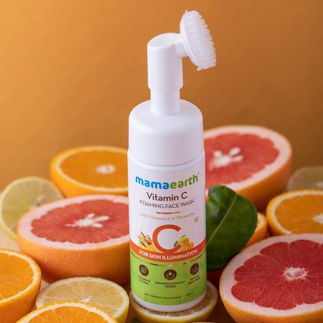 Mamaearth Vitamin C Foaming Face Wash with Vitamin C & Turmeric