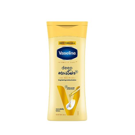 Vaseline Deep Moisture Body Lotion | For Dry Skin | Moisturised Glowing Skin | With Pro Ceramides