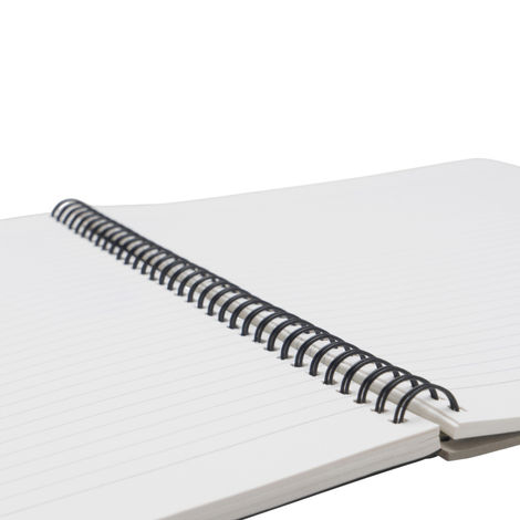 myPAPERCLIP B5 Wiro Notebook | B5 Size | Black | Ruled Pages