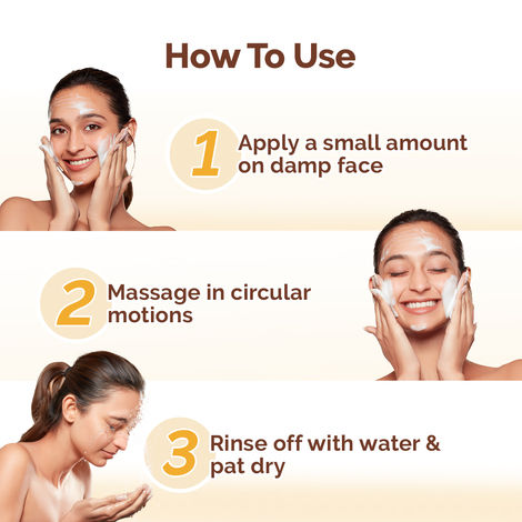 Mamaearth Ubtan Face Wash With Turmeric & Saffron For Tan Removal | Skin Brightening