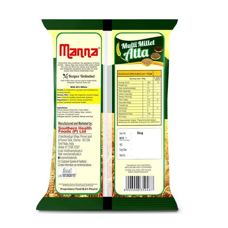 Manna Foods Multi Millet Atta