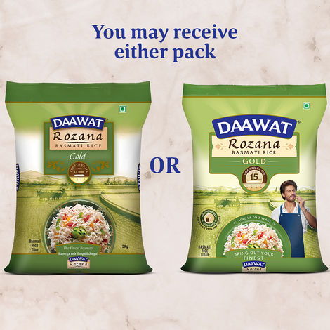 Daawat Rozana Basmati Rice Gold | Medium Grain