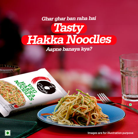 Ching's Secret Veg Hakka Noodles, Cooks In 5-7 mins, Just Soak & Drain