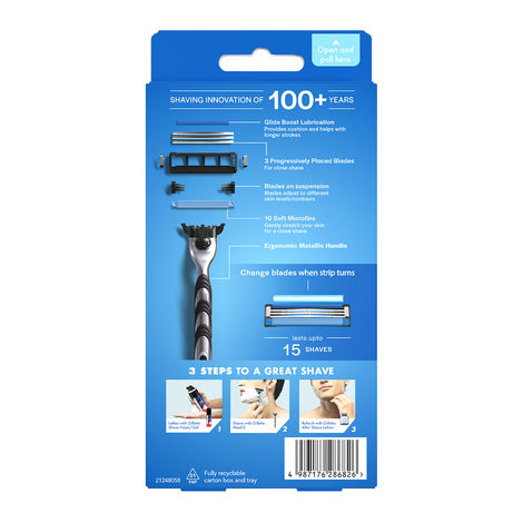 Gillette Mach3 Men's Razor with 2 Cartridges