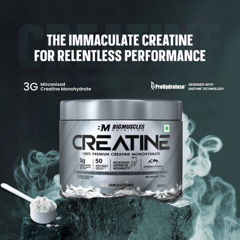 Big Muscles Nutrition Creatine | Pure Creatine Monohydrate