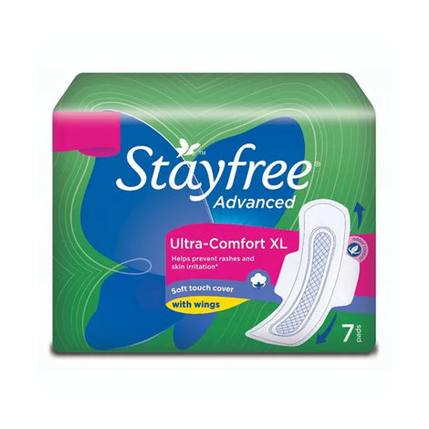 Stayfree Advance Ultra Comfort Sanitary Pads | XL | 7 pcs