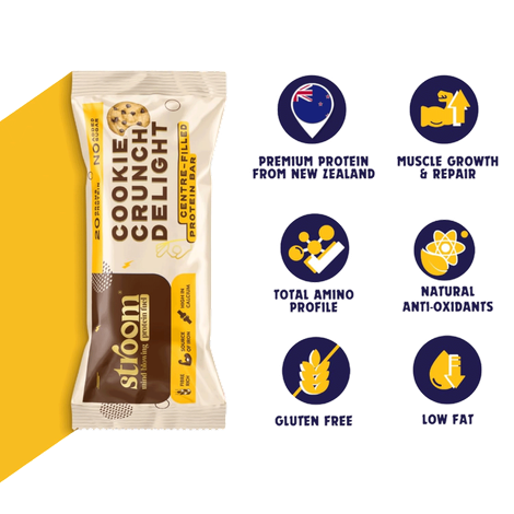 Stroom Cookie Crunch Delight 20g protein Bars