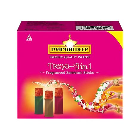 Treya 3 In 1 Sambrani Sticks - Fragranced Sambrani Sticks