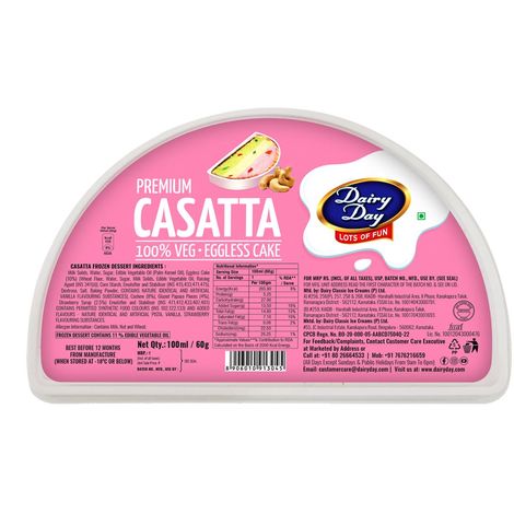 Dairy Day Premium Cassata Ice Cream