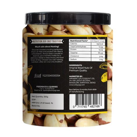 Nutty Yogi Premium Jumbo Brazil Nuts