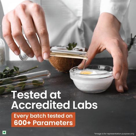 Organic India Virgin Coconut Cold Pressed Oil (Nariyal Oil) | Lab tested on 600+ Parameters, Certified Organic