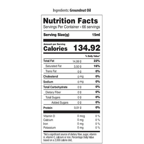 Satvyk Groundnut (Peanut) Wood Cold Pressed Oil | Healthy Cooking Oil