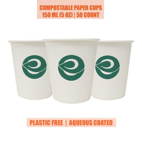ECO SOUL 150 ml | 50 Count | Disposable Cup/Glass