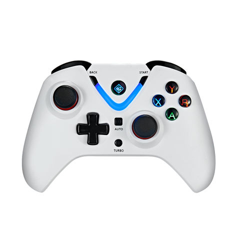 Cosmic Byte Ares Wireless Controller For Pc Magnetic Triggers Usb Extension Cable (White)