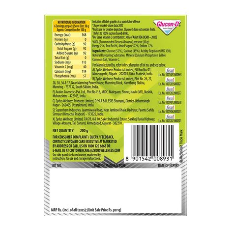 Glucon D Nimbu Pani Instant Drink Mix