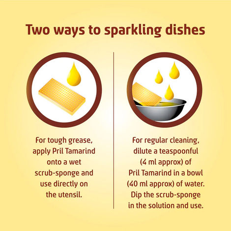 Pril Tamarind Shine Specialist Active Power Booster Dishwash Liquid