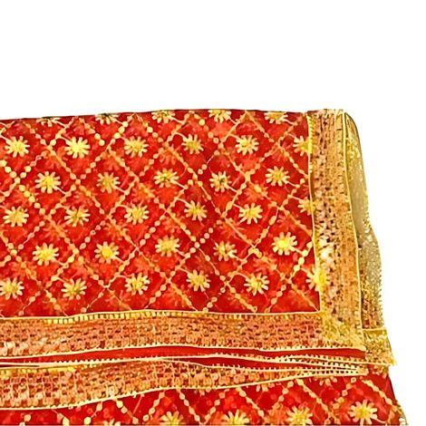 Divine Vibes Mata Rani Chunri - Red | One Size