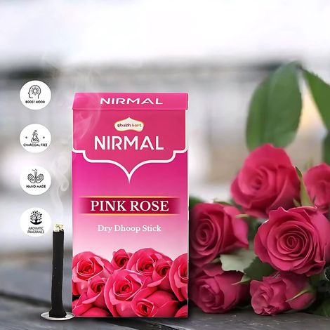 Nirmal Rose Dry Dhoop Stick | Shubhkart