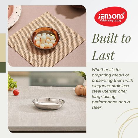 Jensons Stainless Steel 5 Inch Dessert Bowl | Set of 6