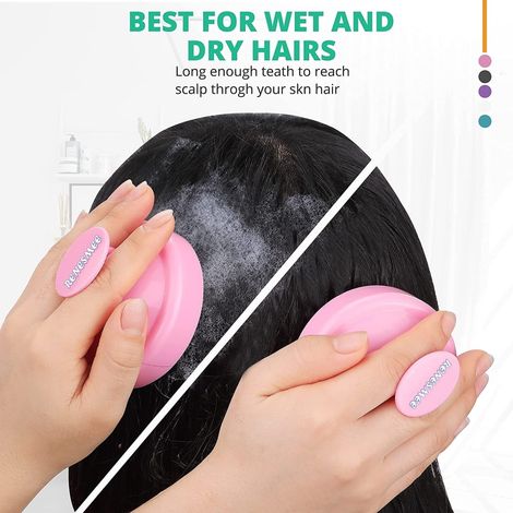 Beautiliss Professional Silicone Hair Scalp Massager | Anti Dandruff Shampoo Brush | Hair Growth-01