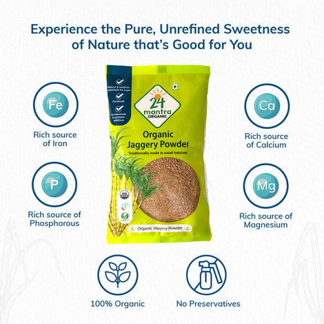 24 Mantra Organic Jaggery Powder