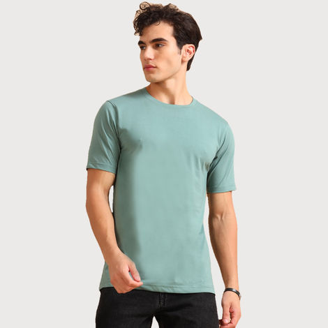 Bushirt Men's Solid T-shirt | Russian Green - S