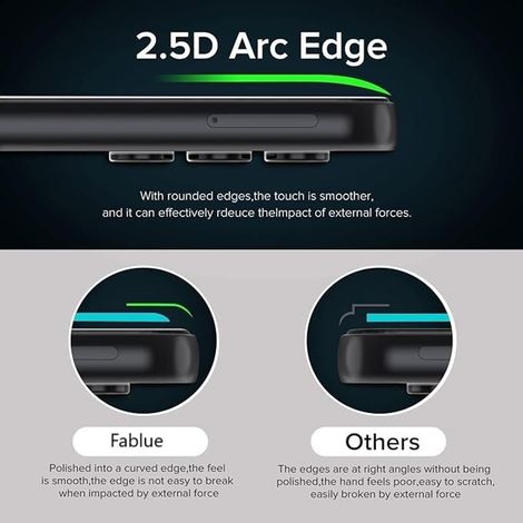 Kwine Case Redmi A3 / Poco C61 Tempered Glass Screen Protector