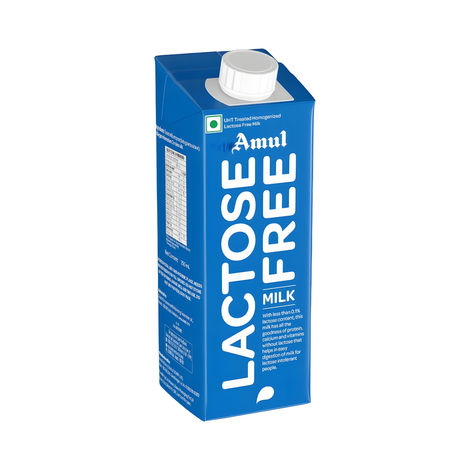 Amul Lactose Free Milk (Tetra Pack)