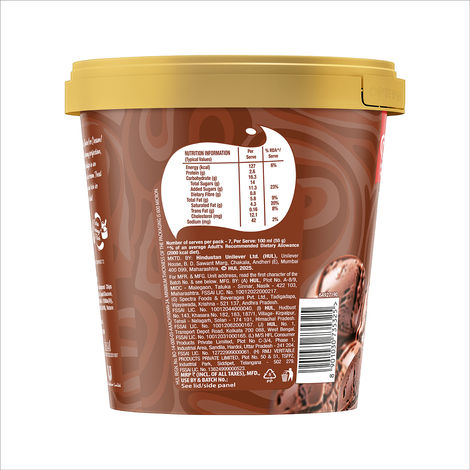 Kwality Walls The Dairy Factory Chocochips Ice Cream Tub