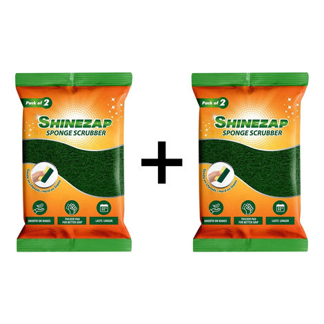 Shinezap Sponge Scrubber Combo