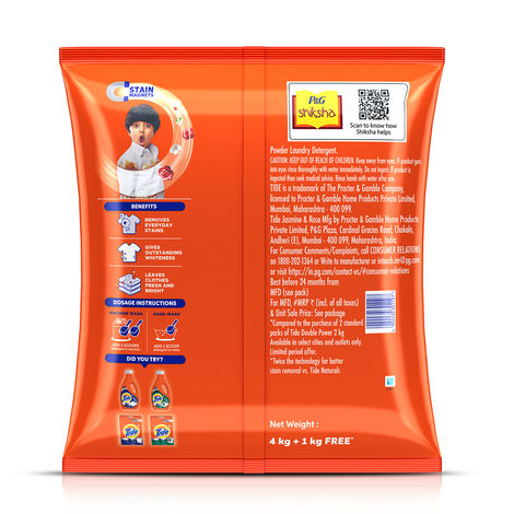 Tide Plus Jasmine & Rose Detergent Powder