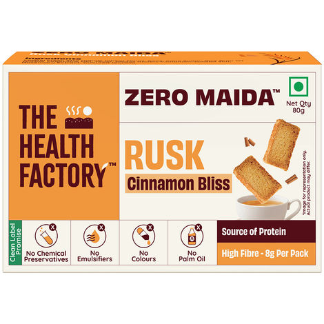 The Health Factory Zero Maida Rusk - Cinnamon Bliss