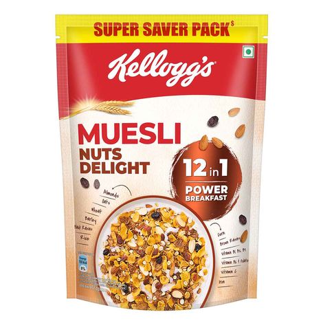 Kellogg's Muesli Nuts Delight 12-in-1 Power Breakfast