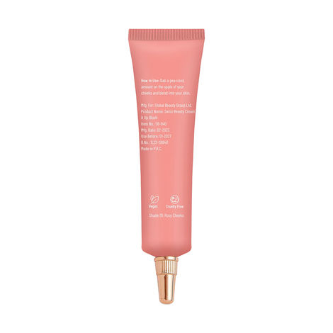 Swiss Beauty Cream It Up Blusher With Shea Butter - 2 Natural Flush