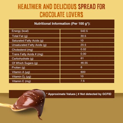 Nutralite Choco Spread Crunchy With Protein-Rich Quinoa Premium Chocolate & Real Hazelnuts - 275 g