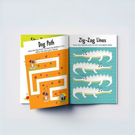 Line Tracing Patterns- Practice Drawing and Tracing Lines and Patterns