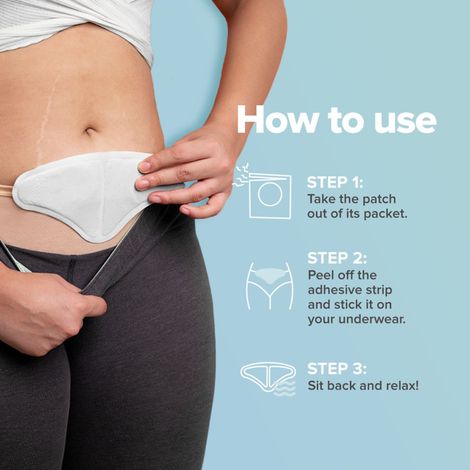 Nua Cramp Comfort Heat Patches For Period Pain