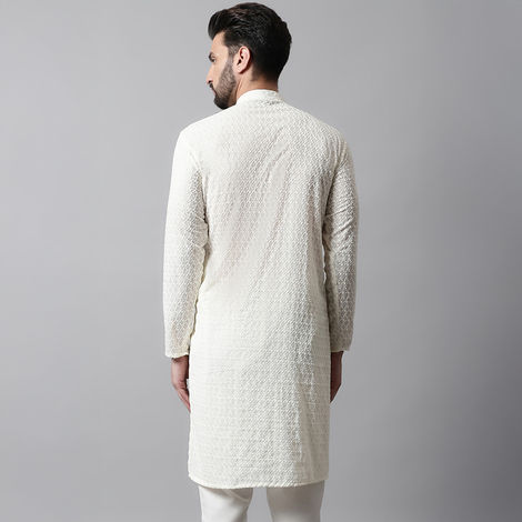 Jompers Men's Kurta | Only Ko 561 | Cream - XL