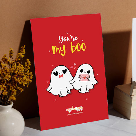 Oye Happy You are My Boo Card